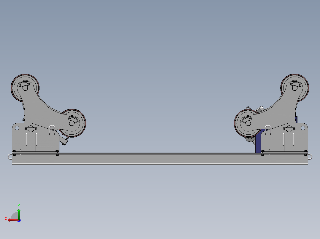 4T-10T焊接滚轮架1495009===150后视图