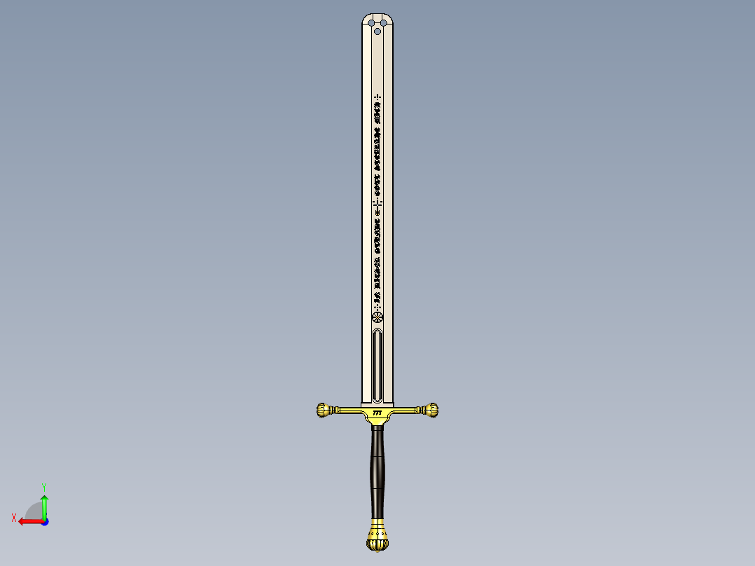 剑、宝剑(81)后视图