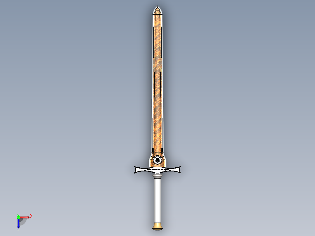 剑、宝剑(144)俯视图