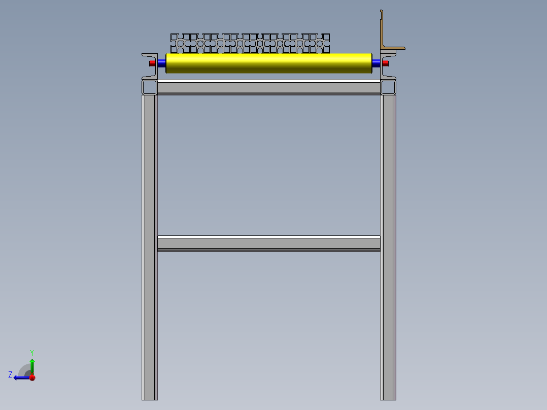 管状输送带sw18可编辑右视图