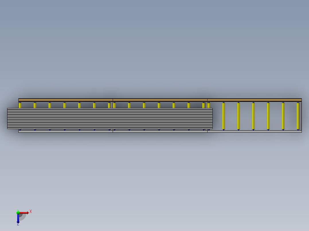 管状输送带sw18可编辑俯视图