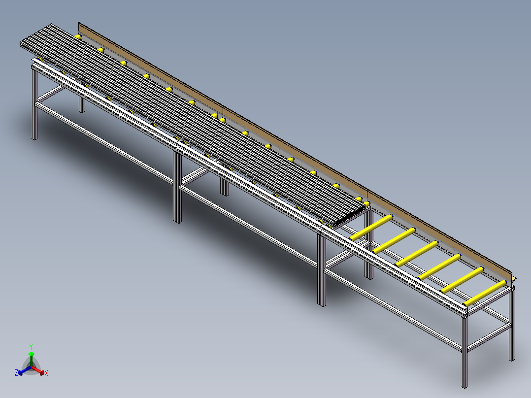管状输送带sw18可编辑正等轴测图