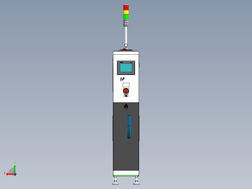 加热炉860载具自动下料机（sw16可编辑+工程图）后视缩略图