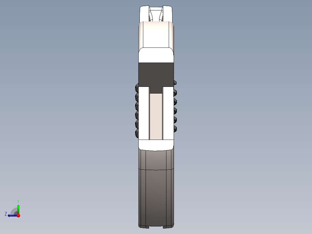 开口扳手右视图