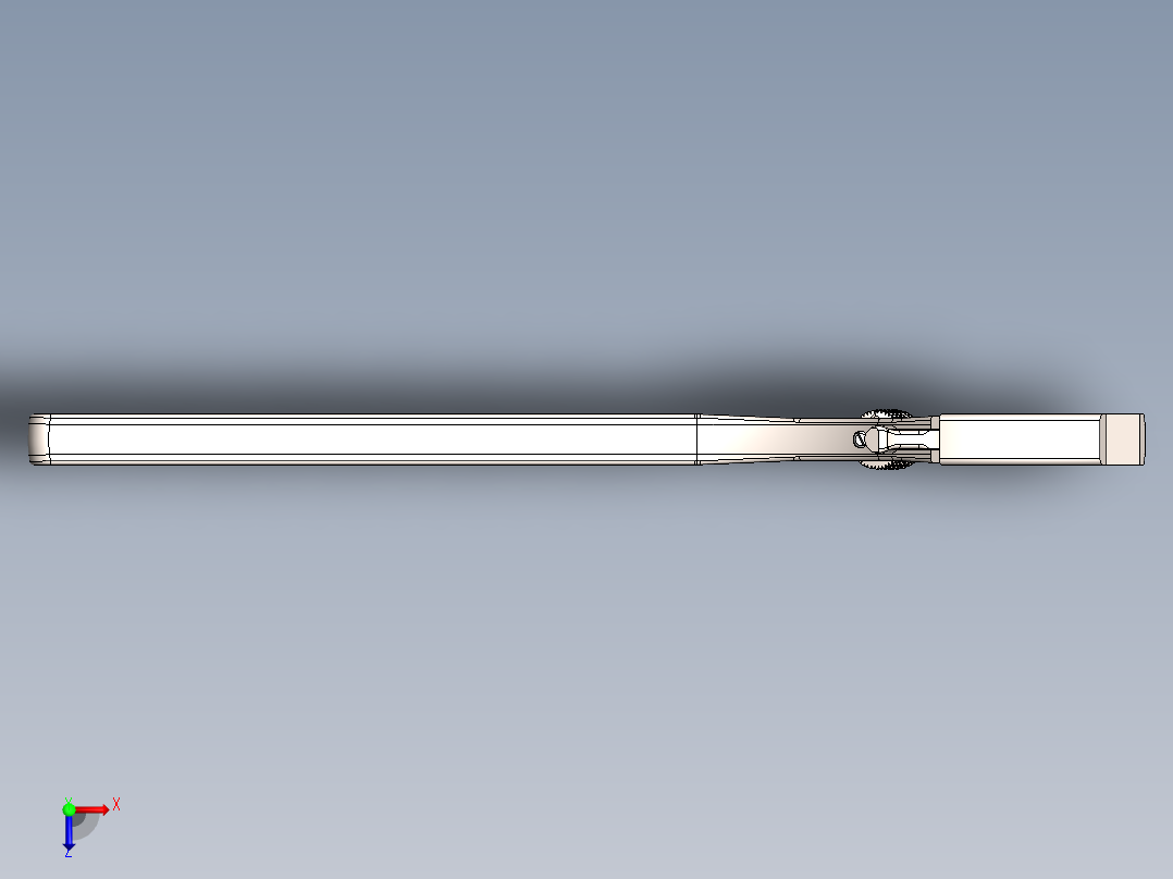 开口扳手俯视图