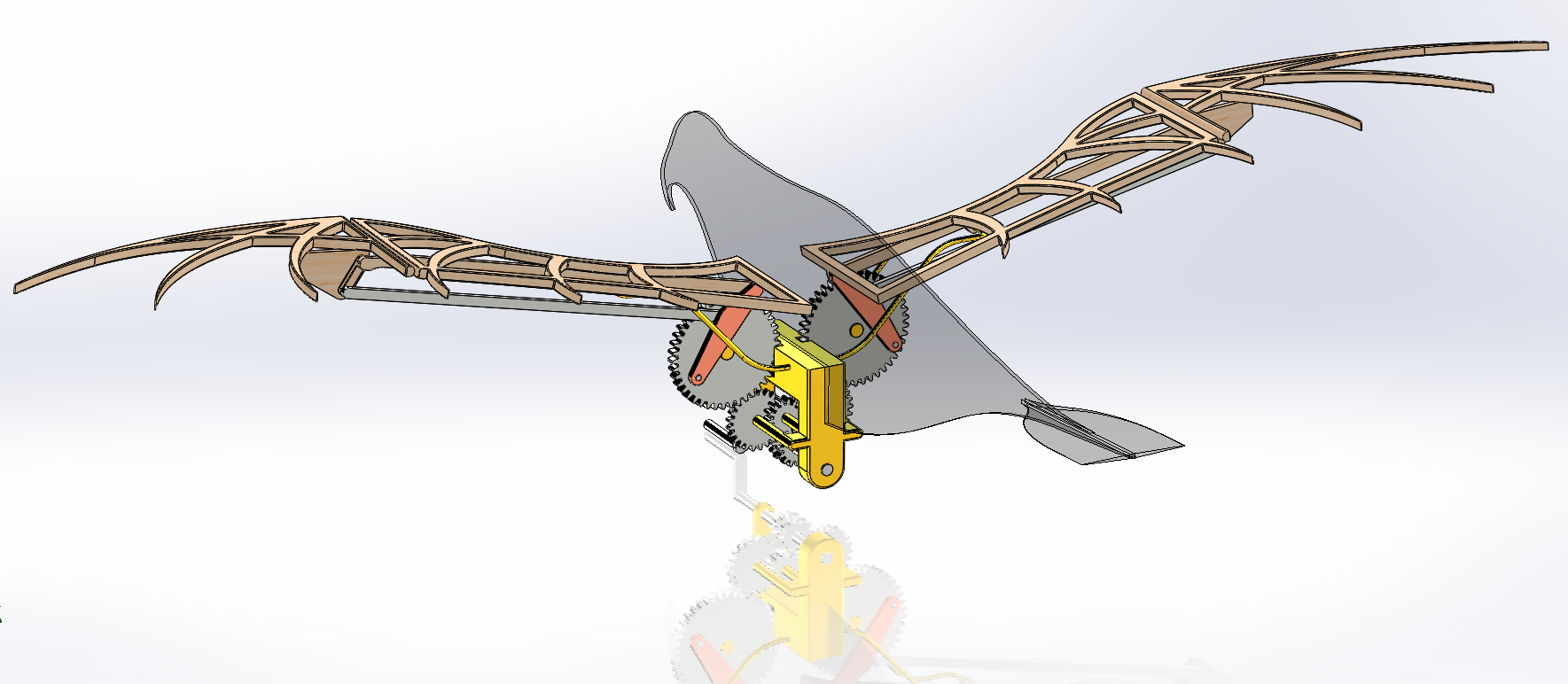 A2004165-模拟鸟机构仿生鸟