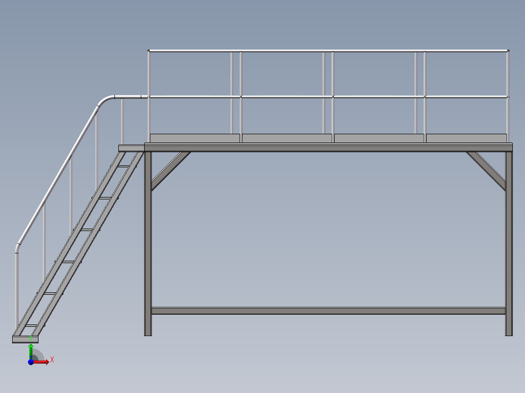 操作平台前视图