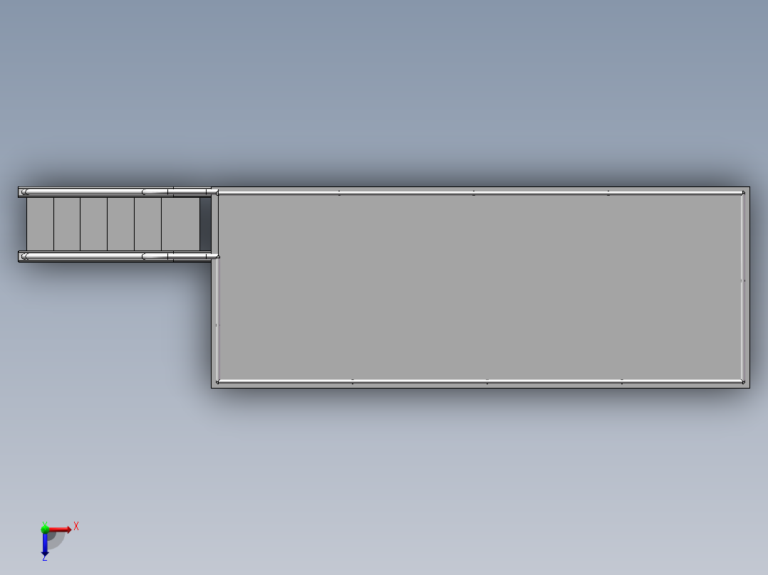 操作平台俯视图