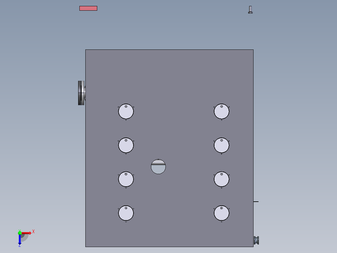 吹扫气动阀台step俯视图