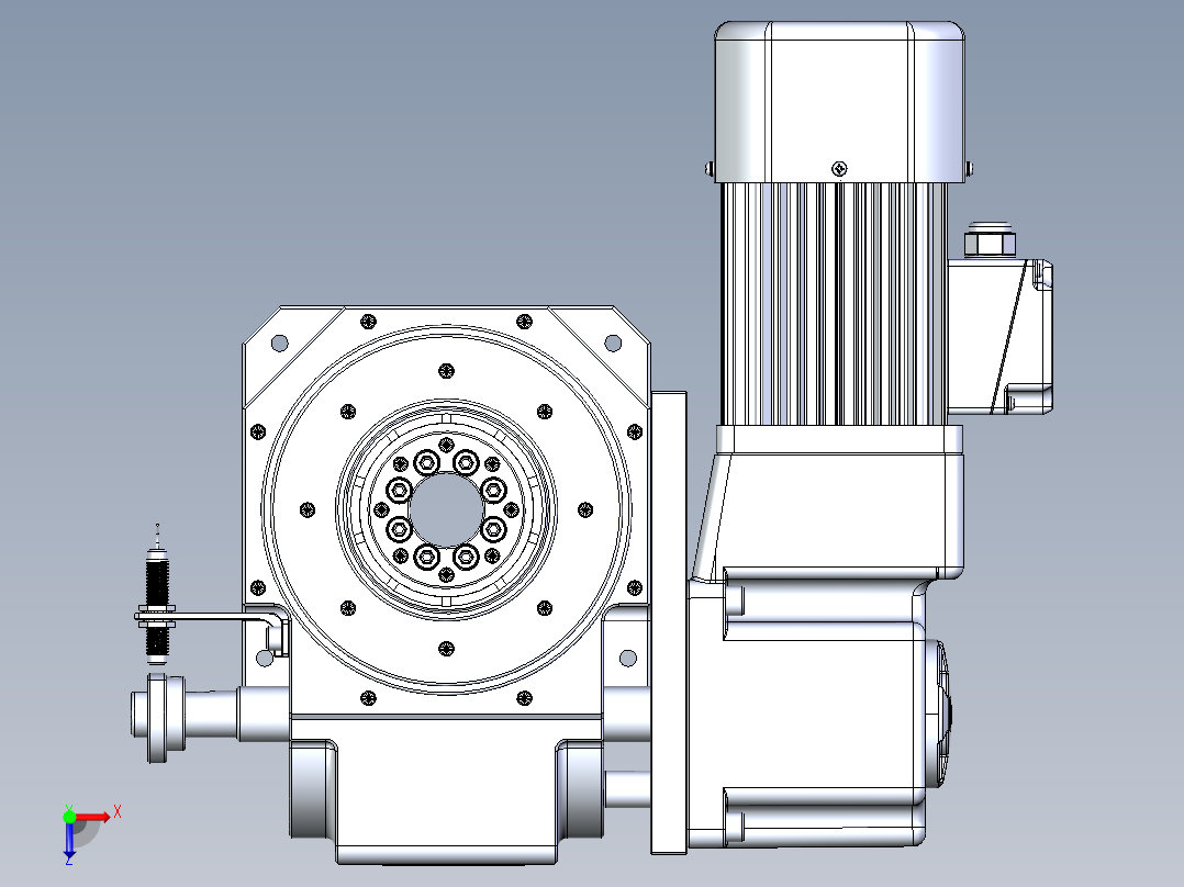RU110DT意米精密分割器俯视图