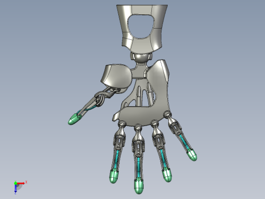 仿生机械手机械臂biomimetic-hand-1 1 STP俯视缩略图