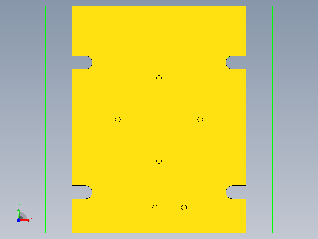典型钻孔夹具MF80前视图