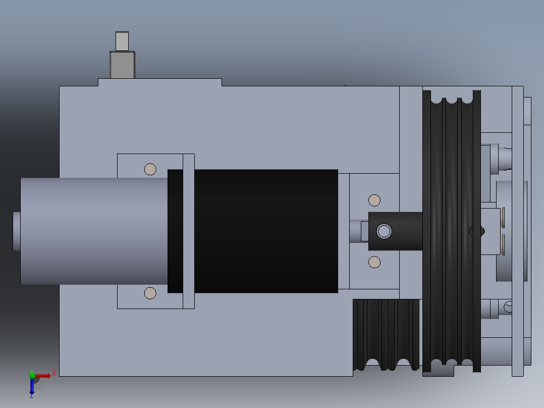 压接工具附件俯视图