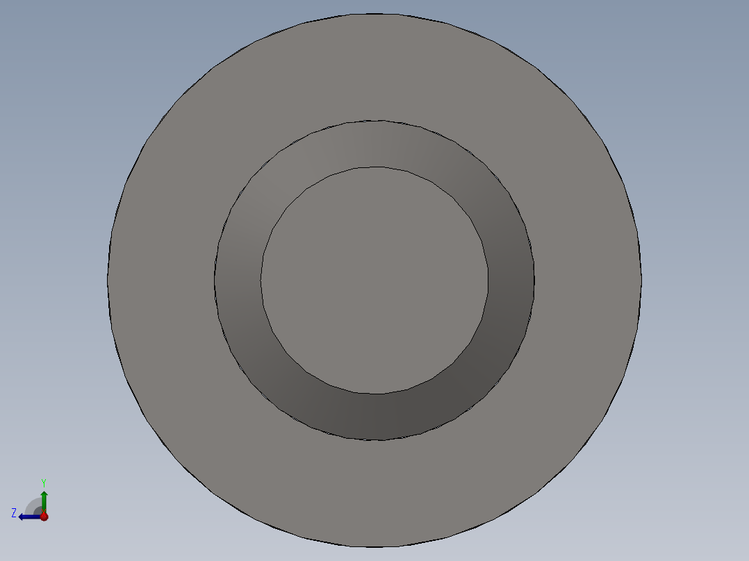 GB╱T 70.1-2008[内六角圆柱头螺钉M6×20]后视图