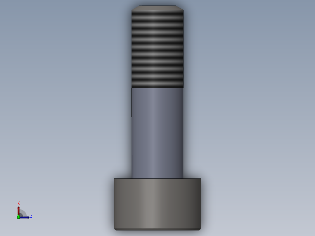 GB╱T 70.1-2008[内六角圆柱头螺钉M6×20]俯视图