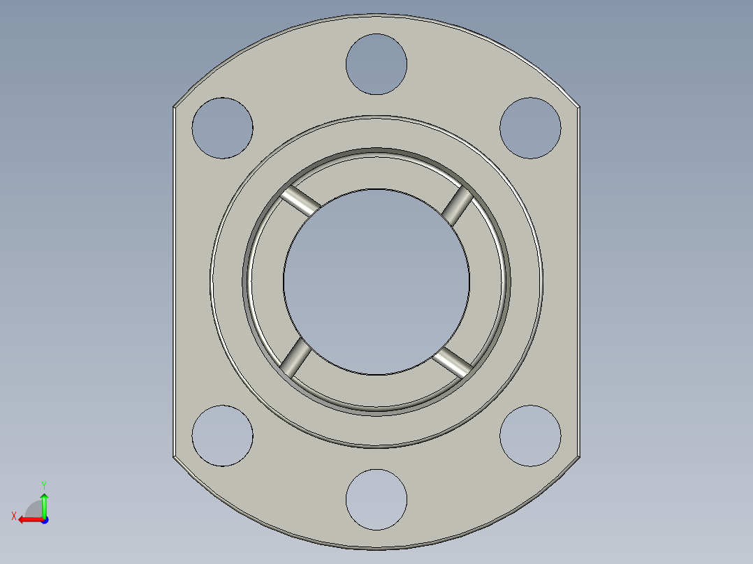 350SFU型滚珠丝杠滚珠丝杆SFUR2005-3_1后视图