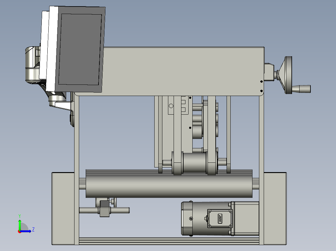 赋码模块左视图