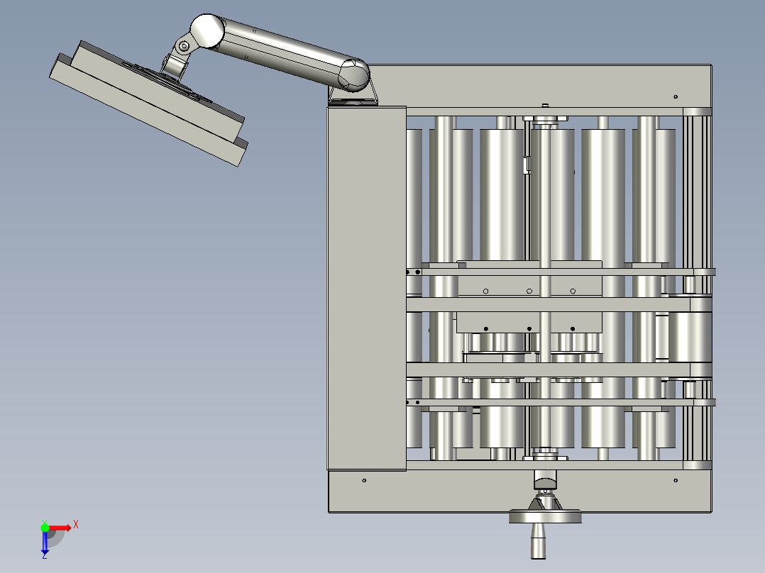 赋码模块俯视图