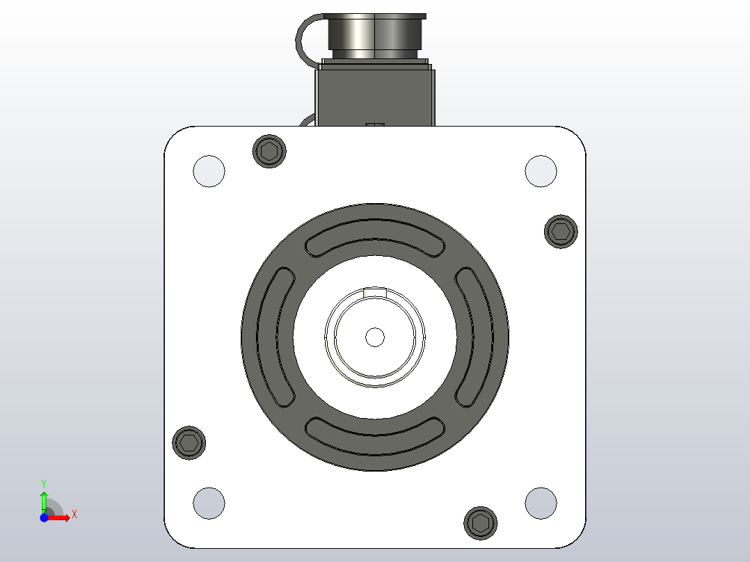110-180系列伺服电机[180ST-M21020]前视图