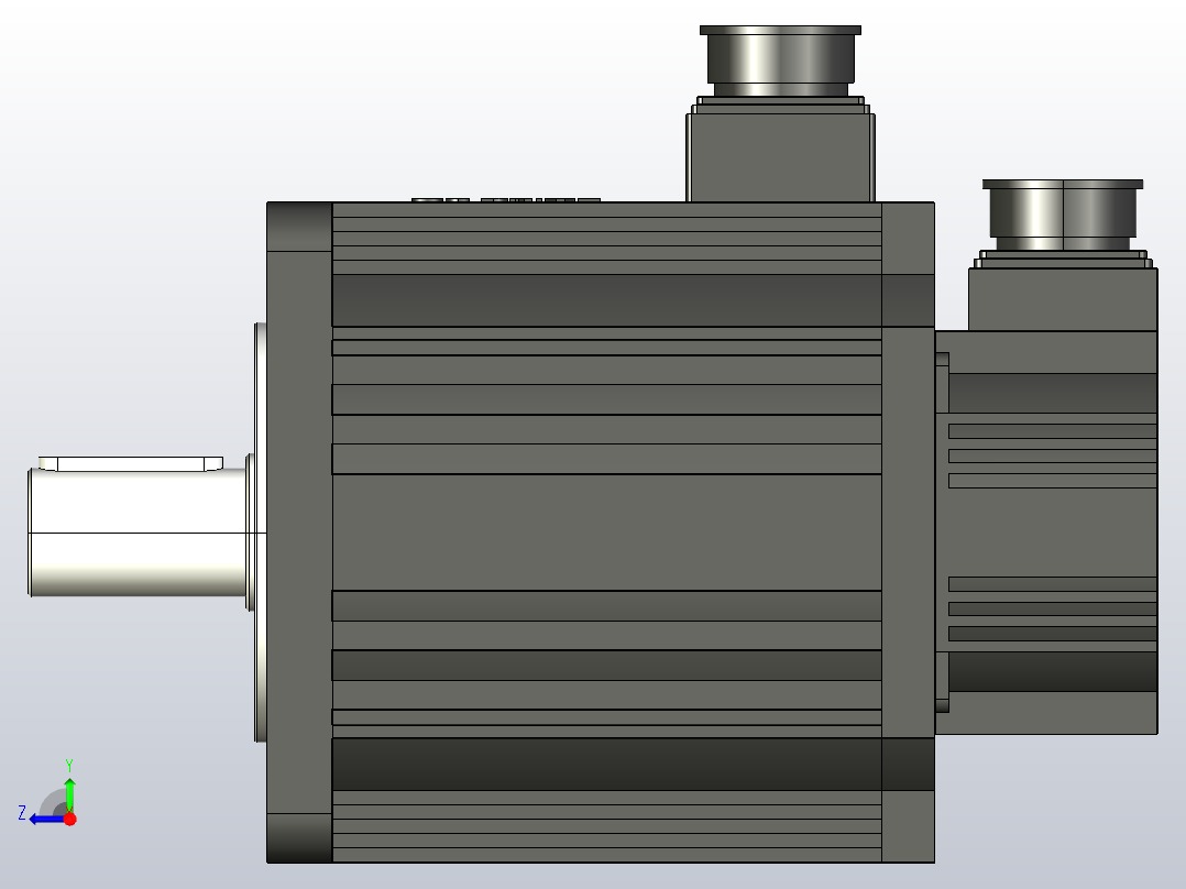 110-180系列伺服电机[180ST-M21020]右视图