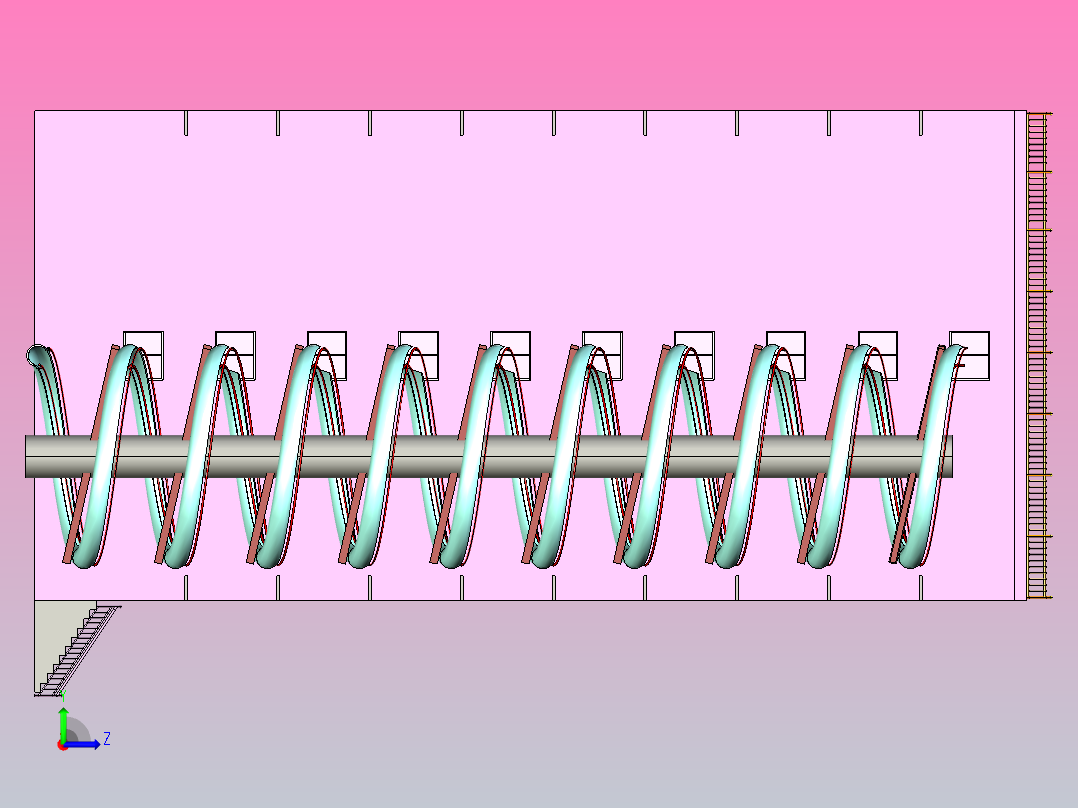 高层紧急逃生系统左视图