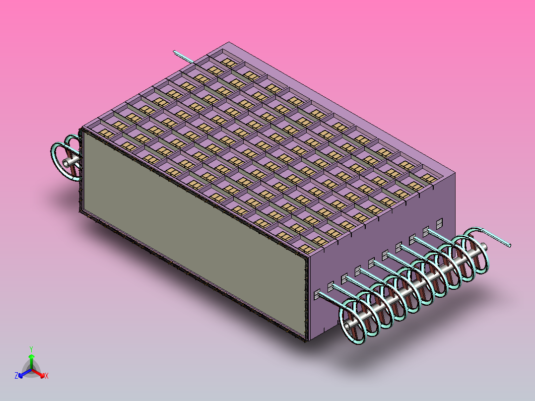 高层紧急逃生系统正等轴测图