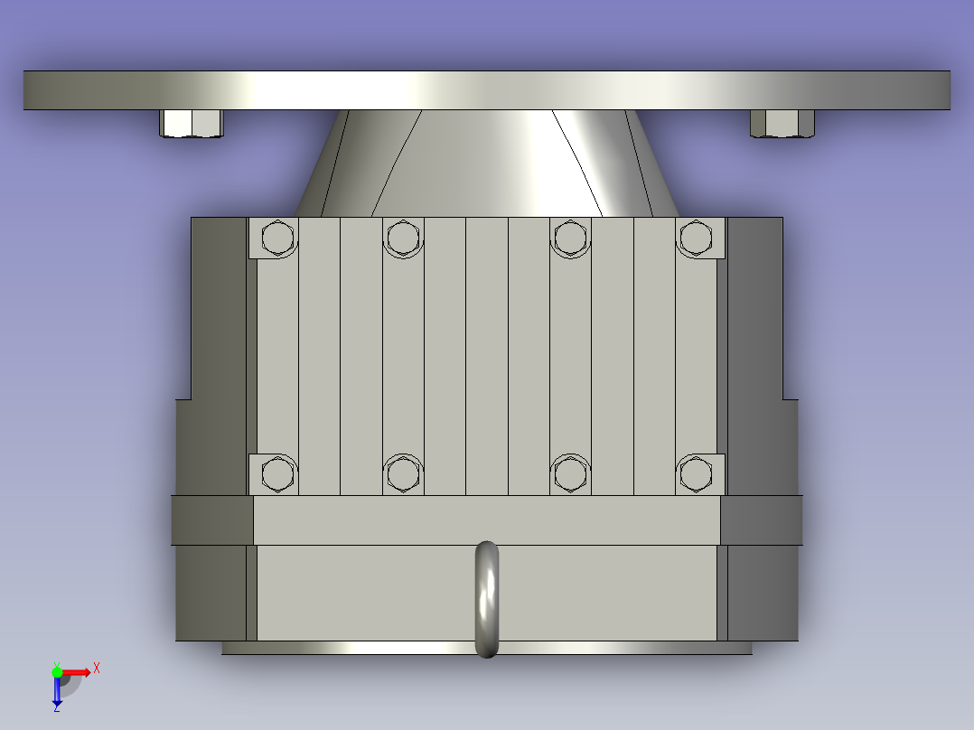 CQGRR斜齿轮减速电机GR107R77-Y15-4P-528-M1_GRF斜齿轮减速机-AA200T俯视图