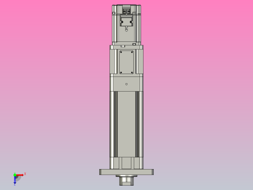 伺服电缸MRB80系列MRZX直连（内螺纹）MRB80-L5-S50-MRQD-MRN-MRZX-750W俯视缩略图