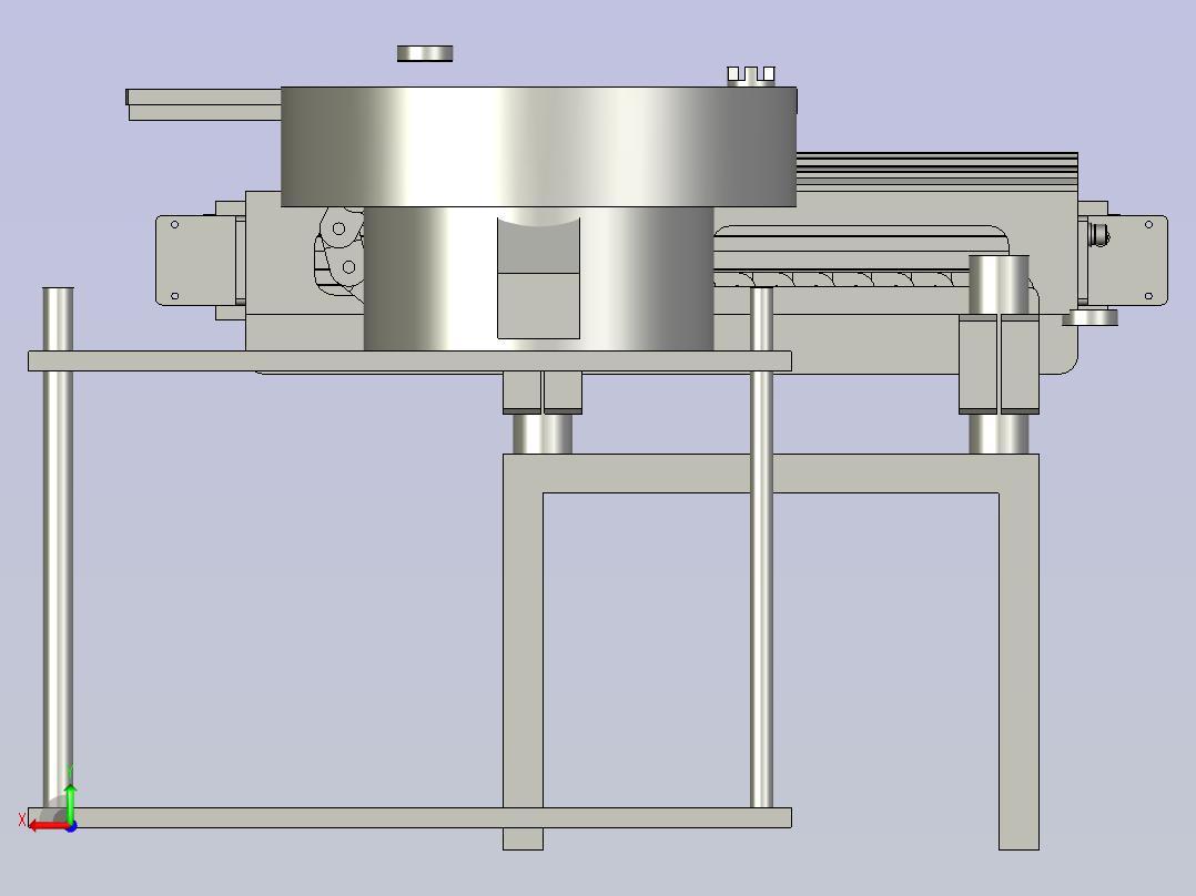 联轴器上料机构后视图