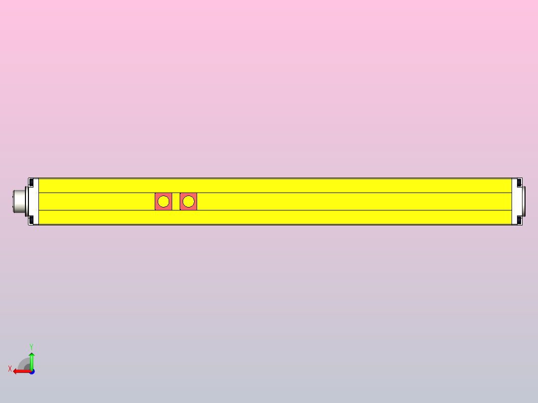 SDS1220 SDS系列20mm间距安全光栅安全光幕光电保护装置后视图