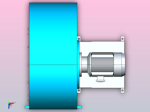 4-72A型离心通风机[3.2A]俯视缩略图