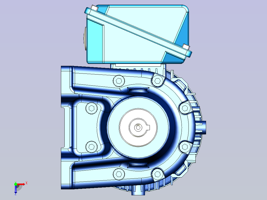 住友(SMT)减速机3D CNHM05-608□-AV,EV俯视图