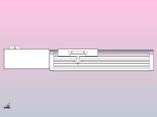 皮带直线轴半封闭可选导轨TPA-HNB-120D-110-L100-MR-Y-P40-N3右视缩略图