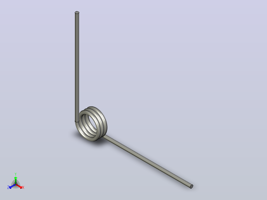扭转弹簧torsion_spring_t012-090-055-x-l主视图