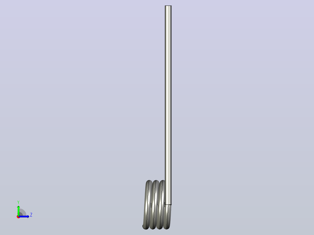 扭转弹簧torsion_spring_t012-090-055-x-l左视图