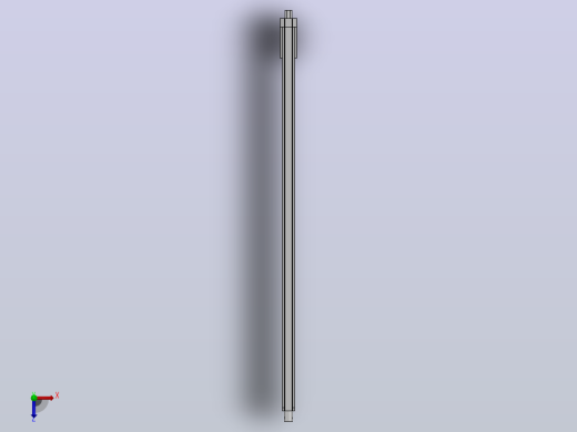 1000N电动推杆(ZJWSN-YF)[ZJWSN-YF-S850]俯视缩略图