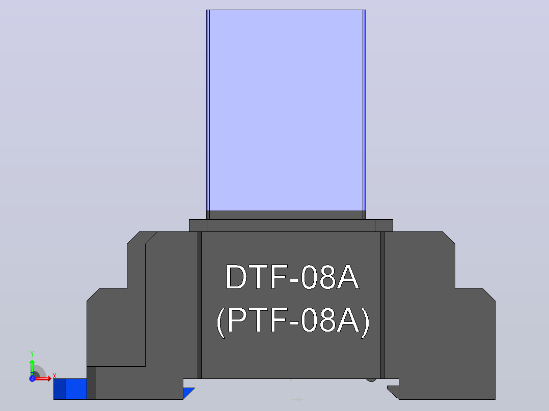 继电器欧姆龙LY2N-J插座DTF-08A ( PTF-08A)前视图