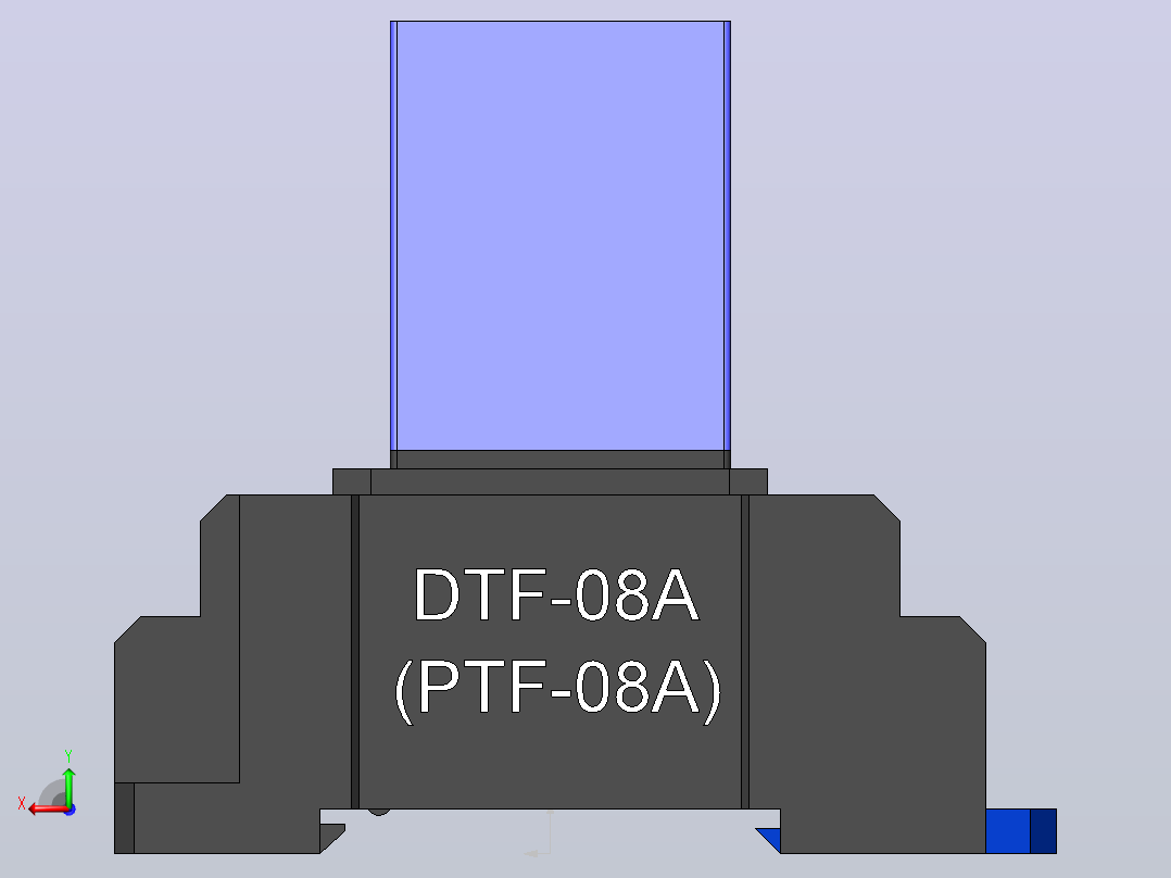 继电器欧姆龙LY2N-J插座DTF-08A ( PTF-08A)后视图