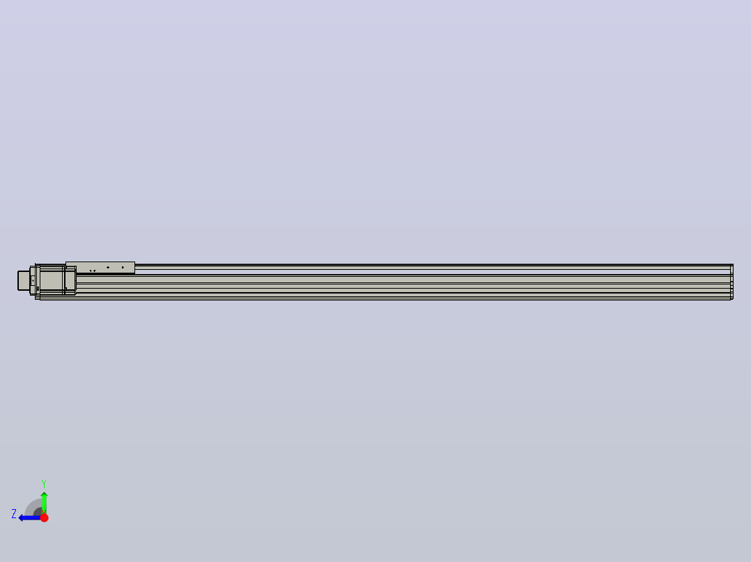 MT136BS半封闭丝杆滑台[MT136BS.L#.1150.BL.P40.C3]右视图