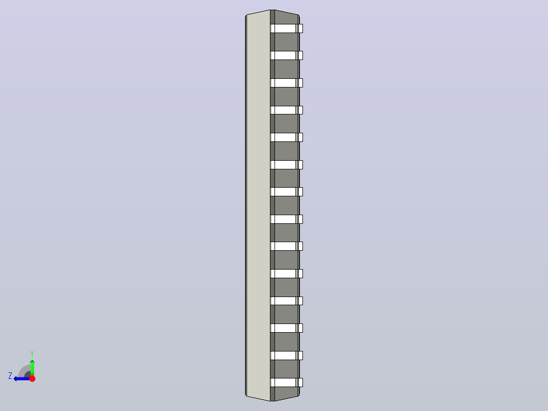 106x SOIC 封装（小外形集成电路）SOIC127P1194X253-28N右视图