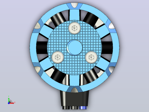 Sunnysky X系列V3 X2216 V3无刷电动机短轴带有道具适配器前视缩略图