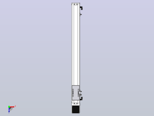 SCM6-600-BW-A57M滚珠花健、支撑座、滚珠丝杠、交叉导轨、直线模组俯视缩略图
