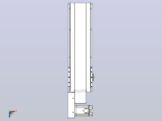 皮带直线轴半封闭可选导轨TPA-HNB-175D-140-L350-ML-C-P75-N3俯视缩略图