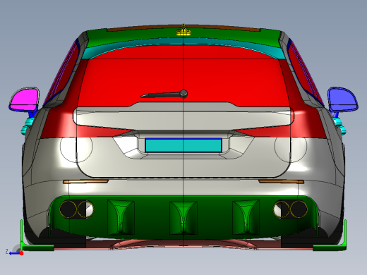 10-沃尔沃 v60 SolidWorks stp igs右视缩略图