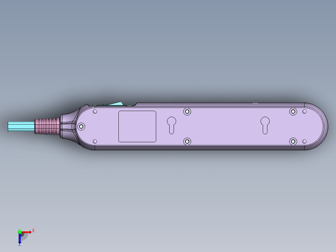 公牛插座模型2俯视图