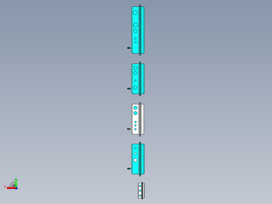 3D电器箱快照1后视图