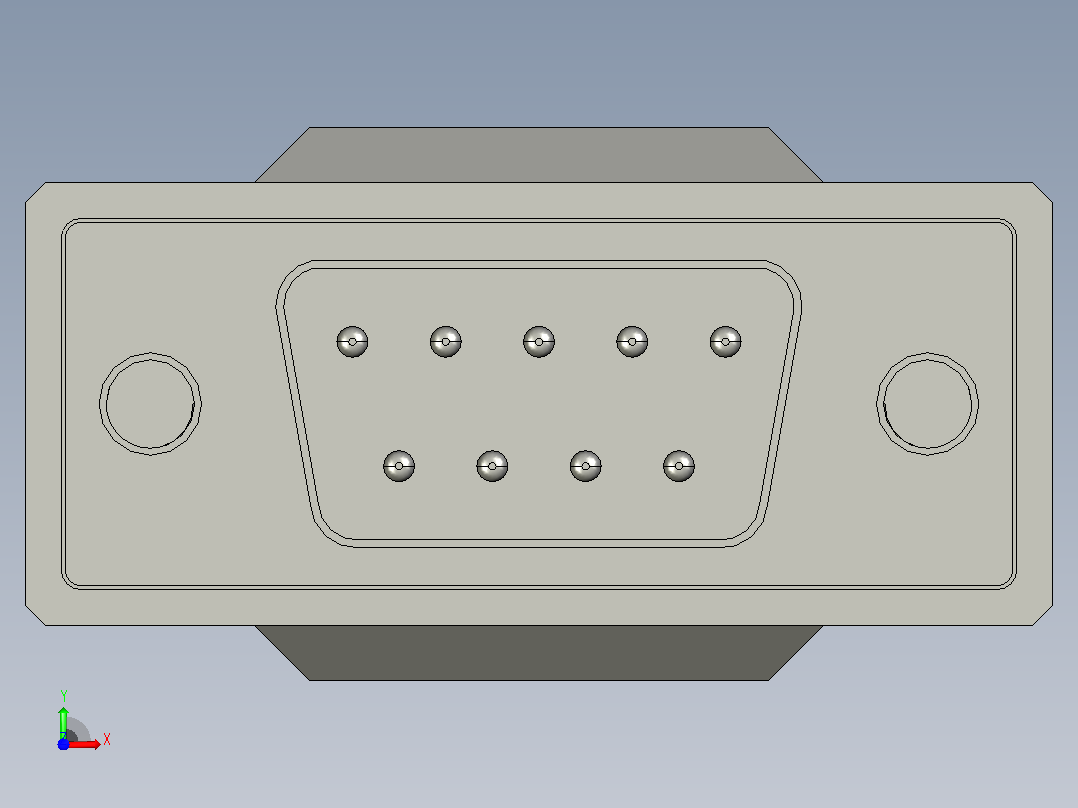 DB 9 模型前视图