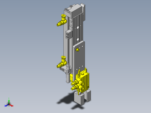 3位装载机构(不同行程)