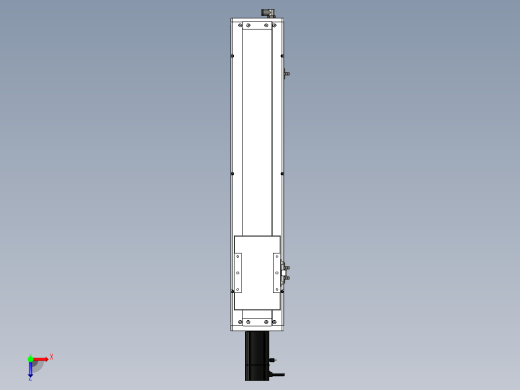 Toyo东佑达直线模组-ECH14-500-BC-200W+煞車俯视缩略图