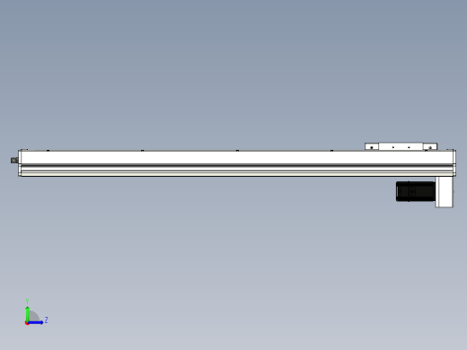 Toyo东佑达直线模组-ECH17-1050-BM-400W左视缩略图